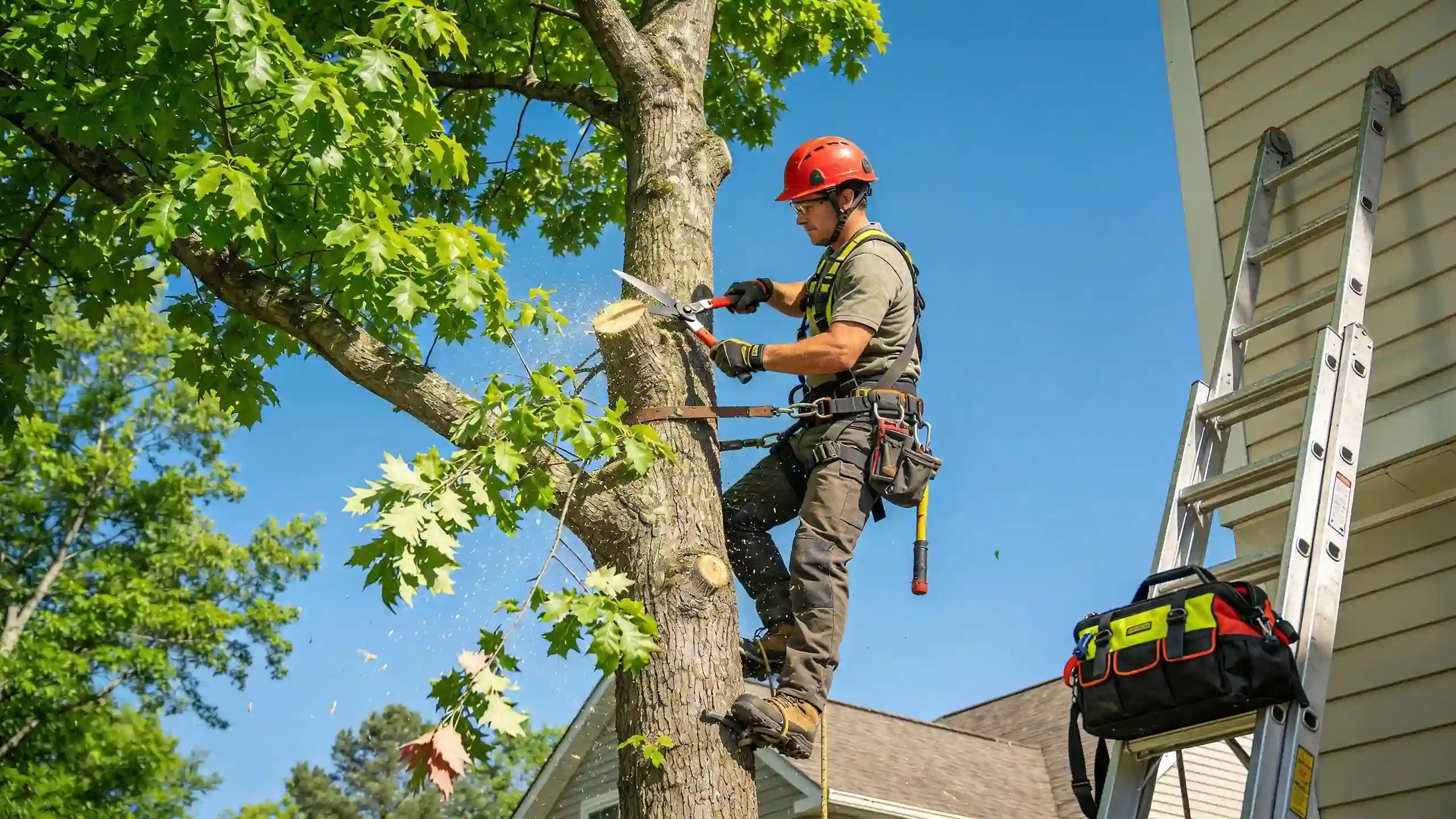 Complete tree services including tree removal, trimming, pruning, and stump grinding in Woodstock, GA.