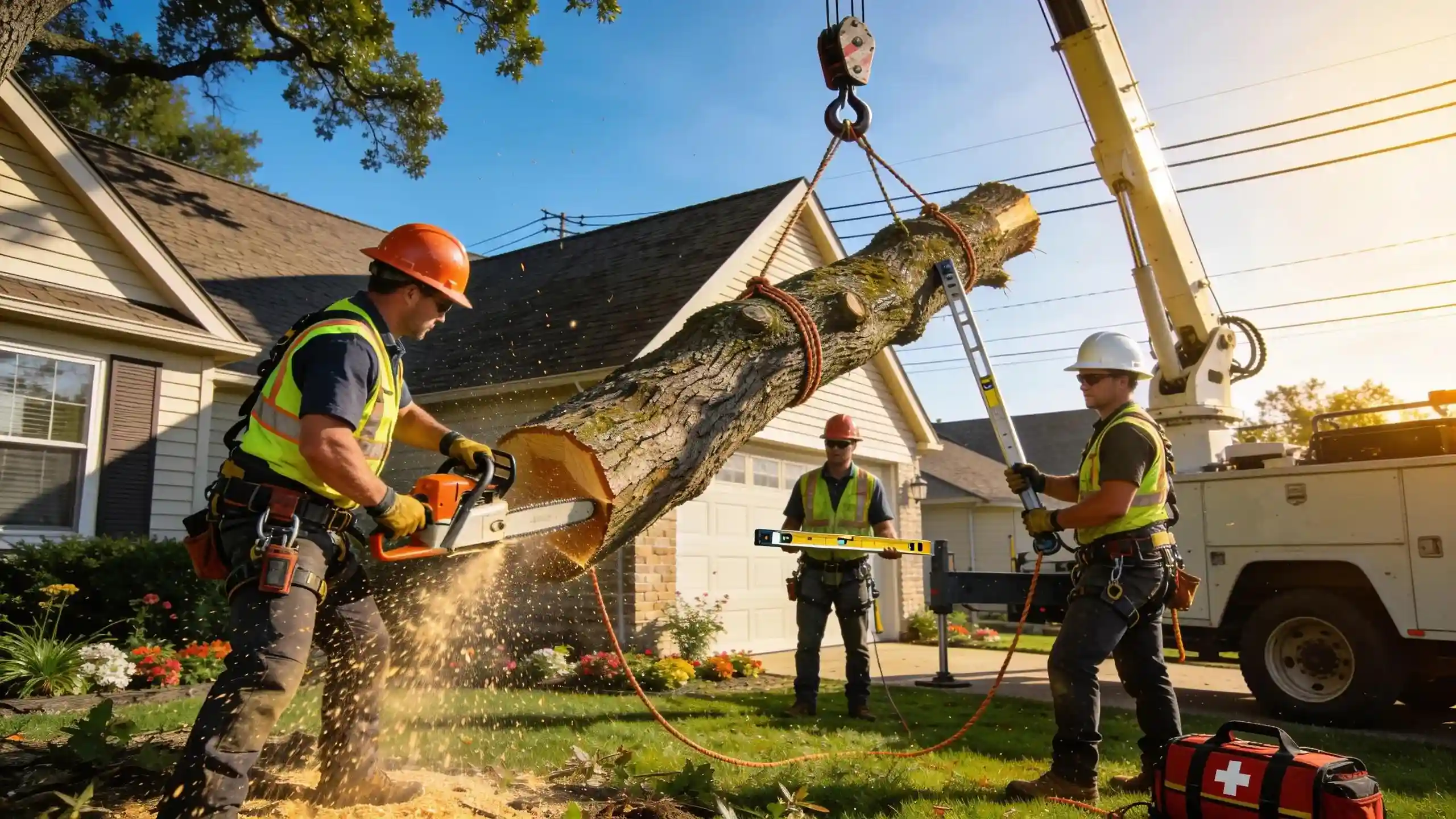 Residential tree trimming, pruning, removal, and stump grinding in Woodstock